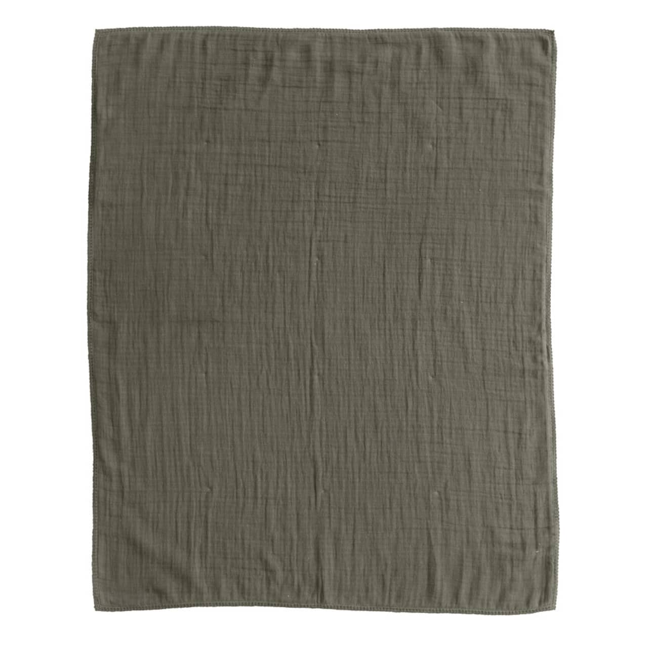 Hello Honey® Double Cloth Cotton Baby Blanket with Trim